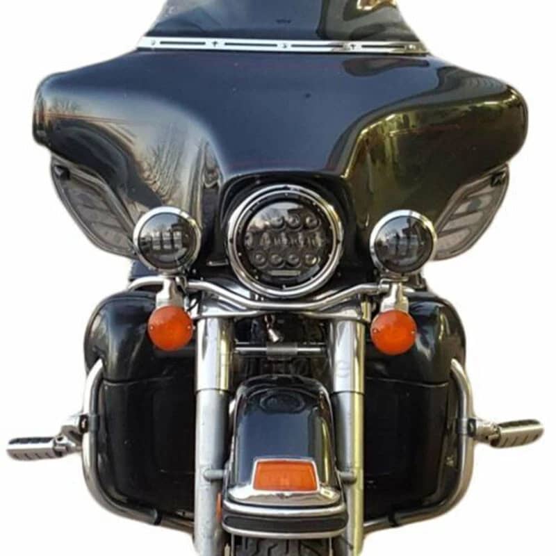13 LED Projector Bike Headlight High Performance 17.78 CM Each