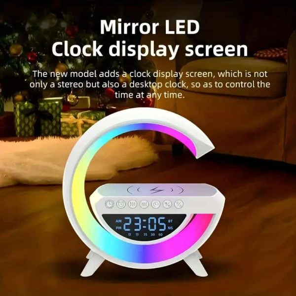 Digital Led Wireless Charger Speaker