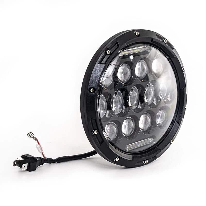 13 LED Projector Bike Headlight High Performance 17.78 CM Each