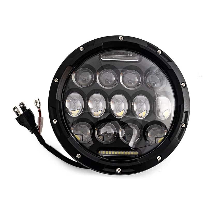 13 LED Projector Bike Headlight High Performance 17.78 CM Each