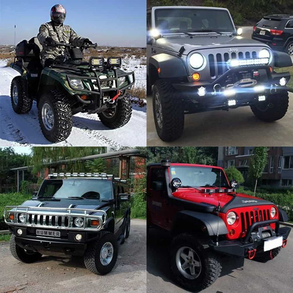 24 Small SMD Bar Light High Accuracy Jeep Light - 11.43 CM - - Sharp Light