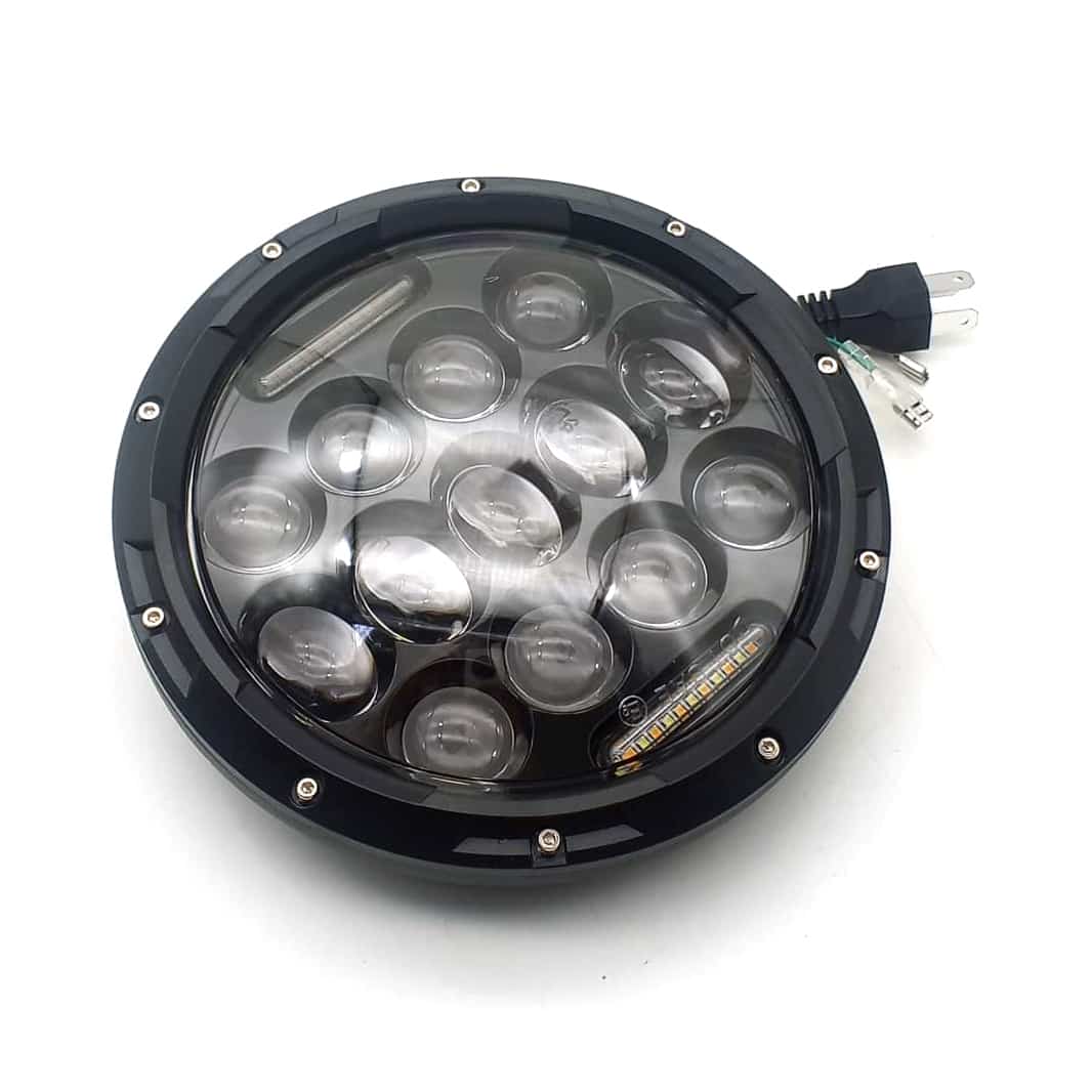13 LED Projector Bike Headlight High Performance 17.78 CM Each