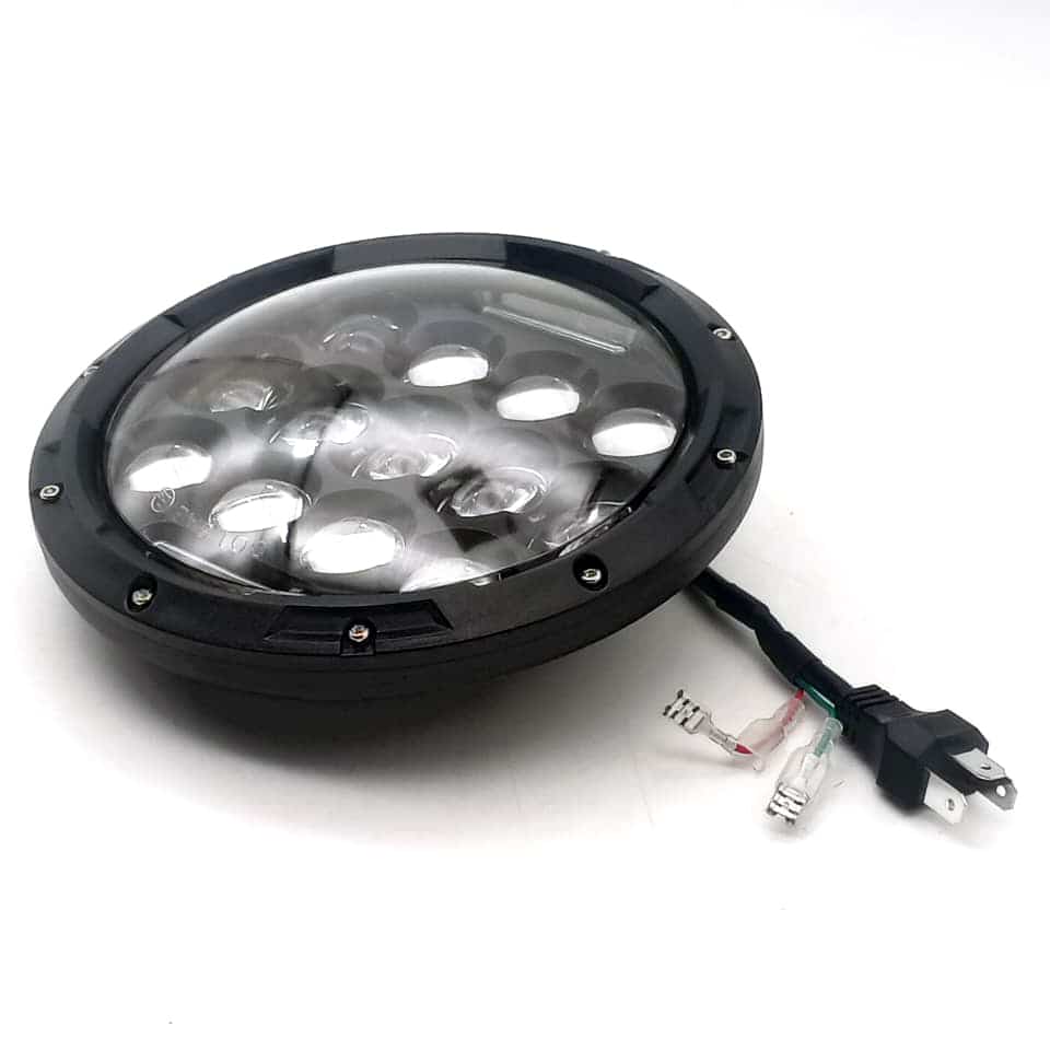 13 LED Projector Bike Headlight High Performance 17.78 CM Each
