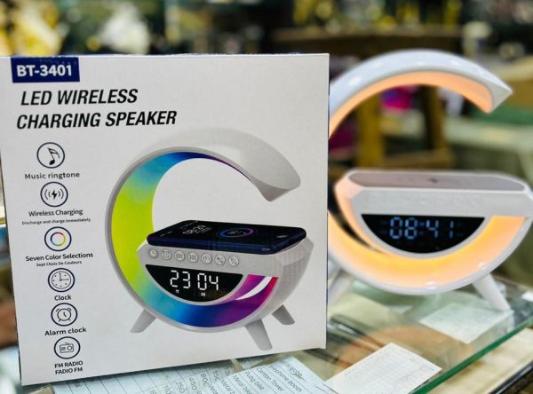 Digital Led Wireless Charger Speaker