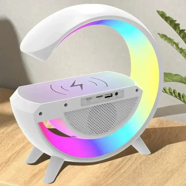 Digital Led Wireless Charger Speaker