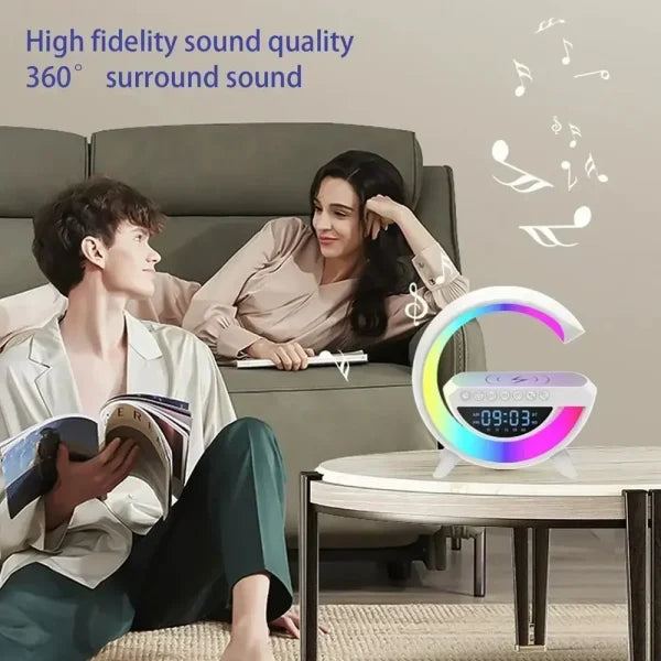 Digital Led Wireless Charger Speaker